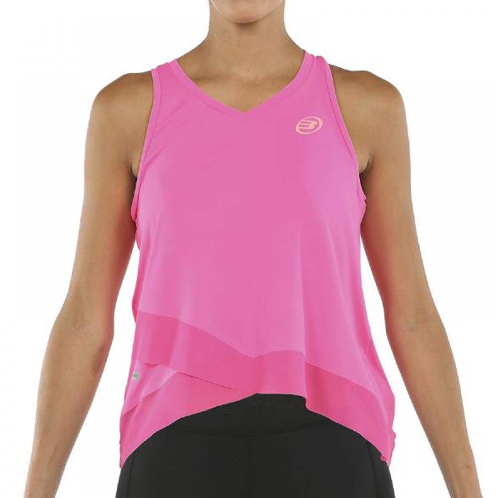 Camiseta Bullpadel Erdine Rosa Fluor - Barata Oferta Outlet