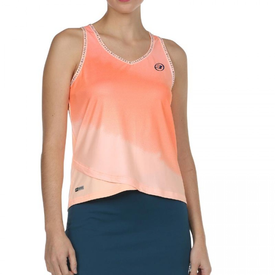 Camiseta Bullpadel Eulari Salmon Fluor