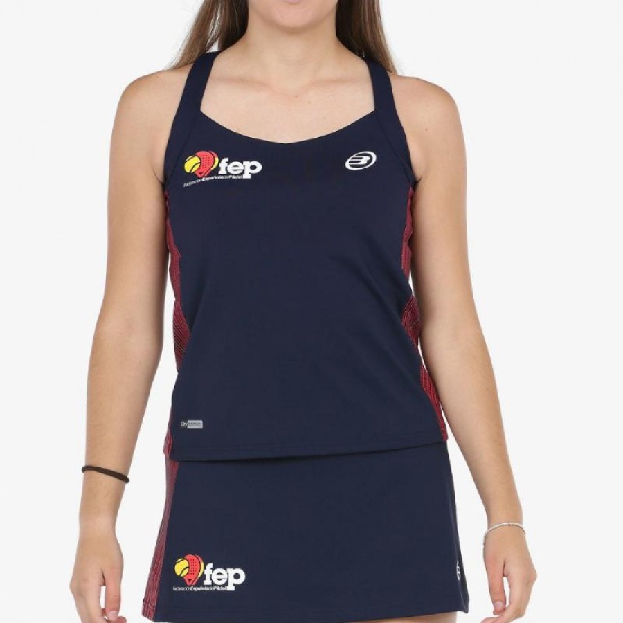 Camiseta Bullpadel FEP Exima Azul Marino