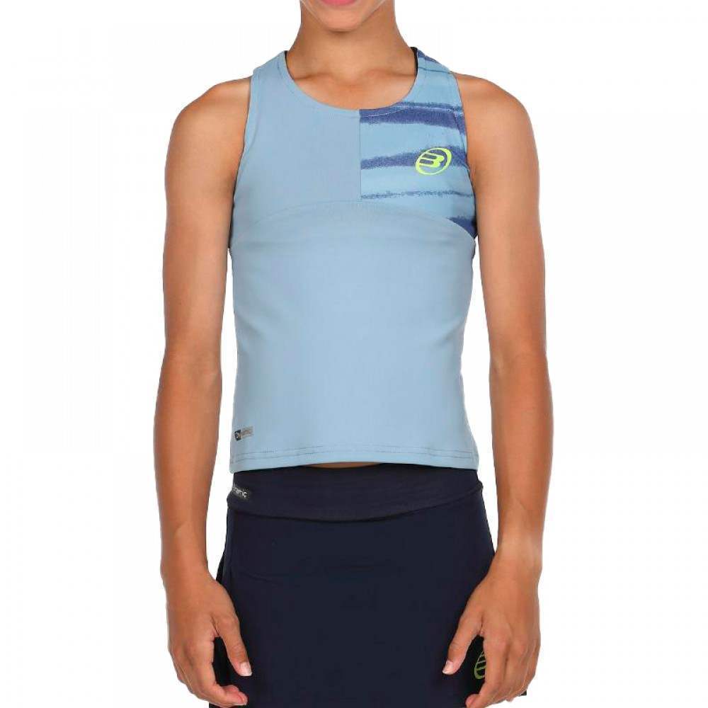 Camiseta Bullpadel Jisca Azul Acero Junior - Barata Oferta Outlet