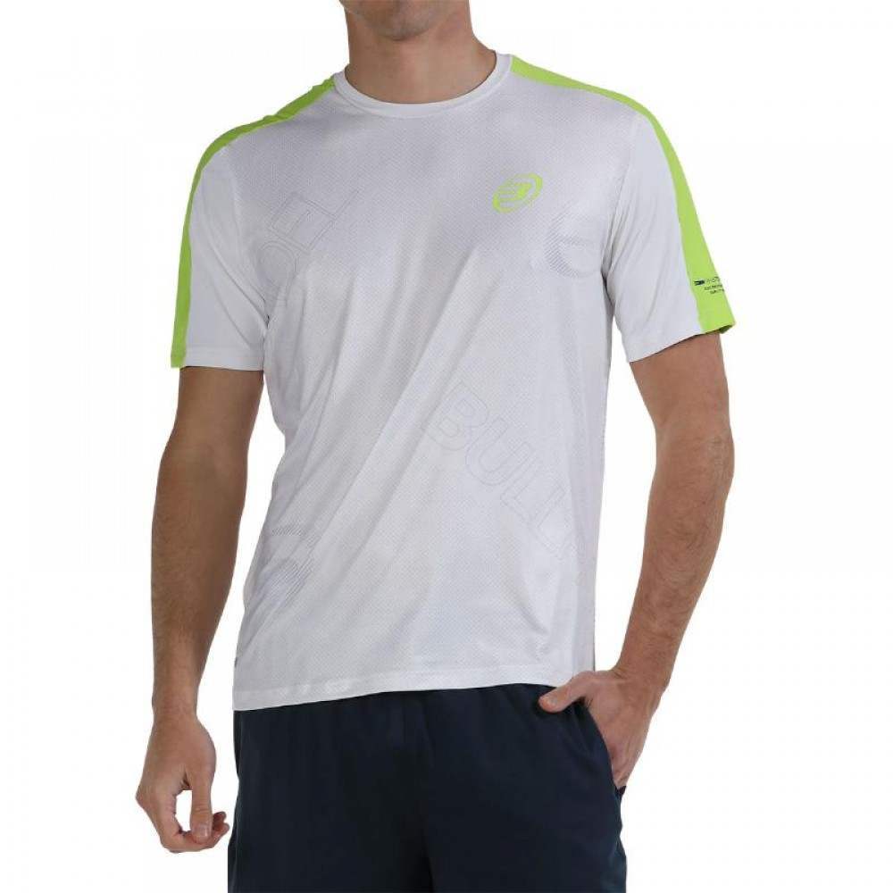 Camiseta Bullpadel Mitad Blanco - Barata Oferta Outlet