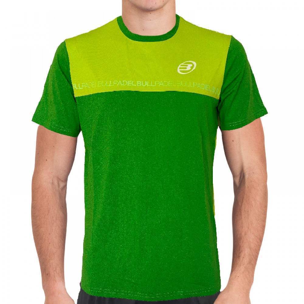 Camiseta Bullpadel Rebel Limon Fluor Vigore - Barata Oferta Outlet