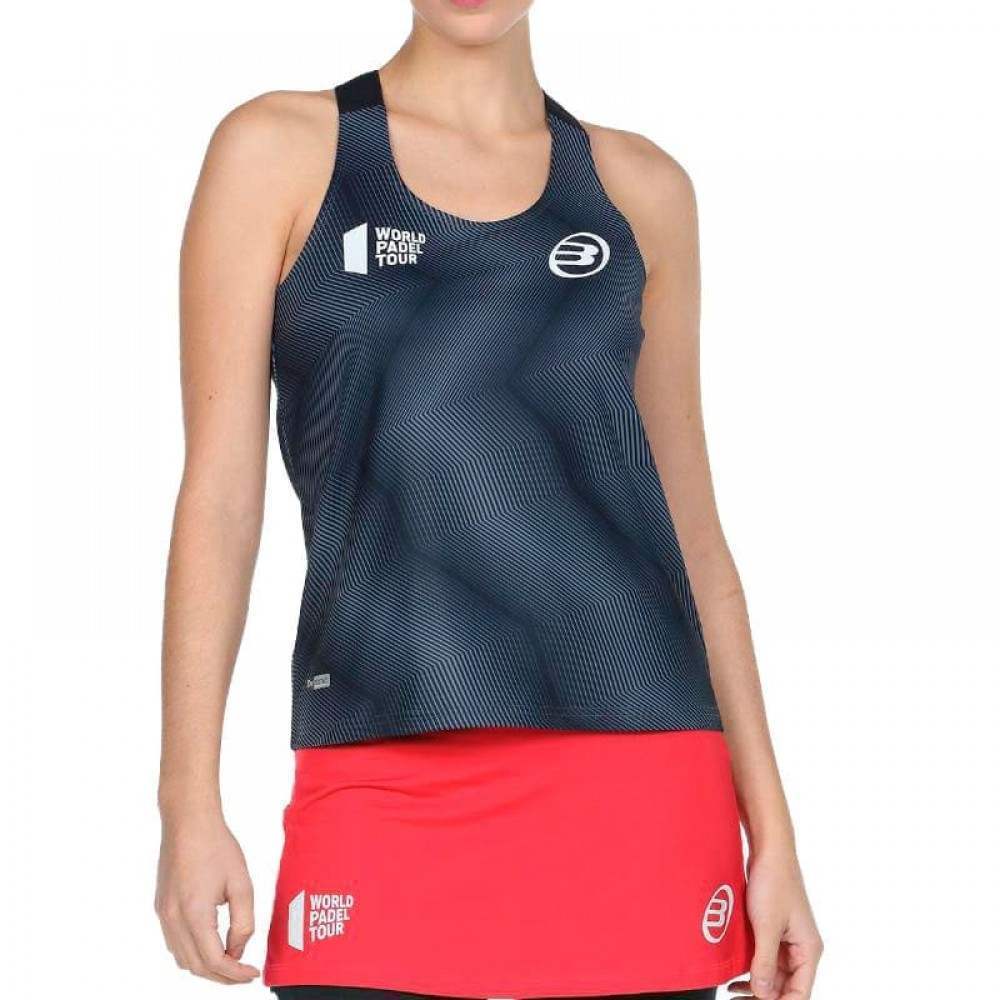 Camiseta Bullpadel WPT Revenga Azul Marino - Barata Oferta Outlet