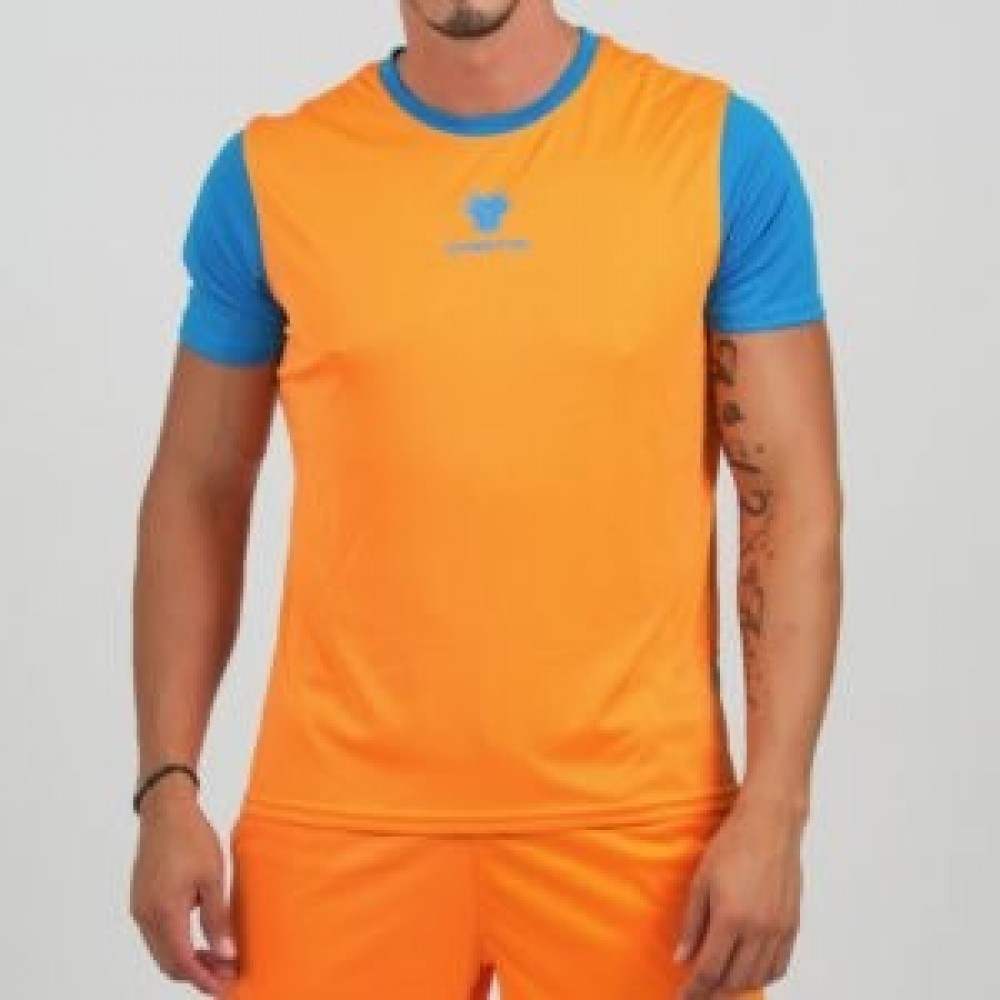 Camiseta Cartri Coach 3.0 Naranja Azul Junior - Barata Oferta Outlet