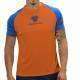 Camiseta Cartri Match Naranja Azul - Barata Oferta Outlet