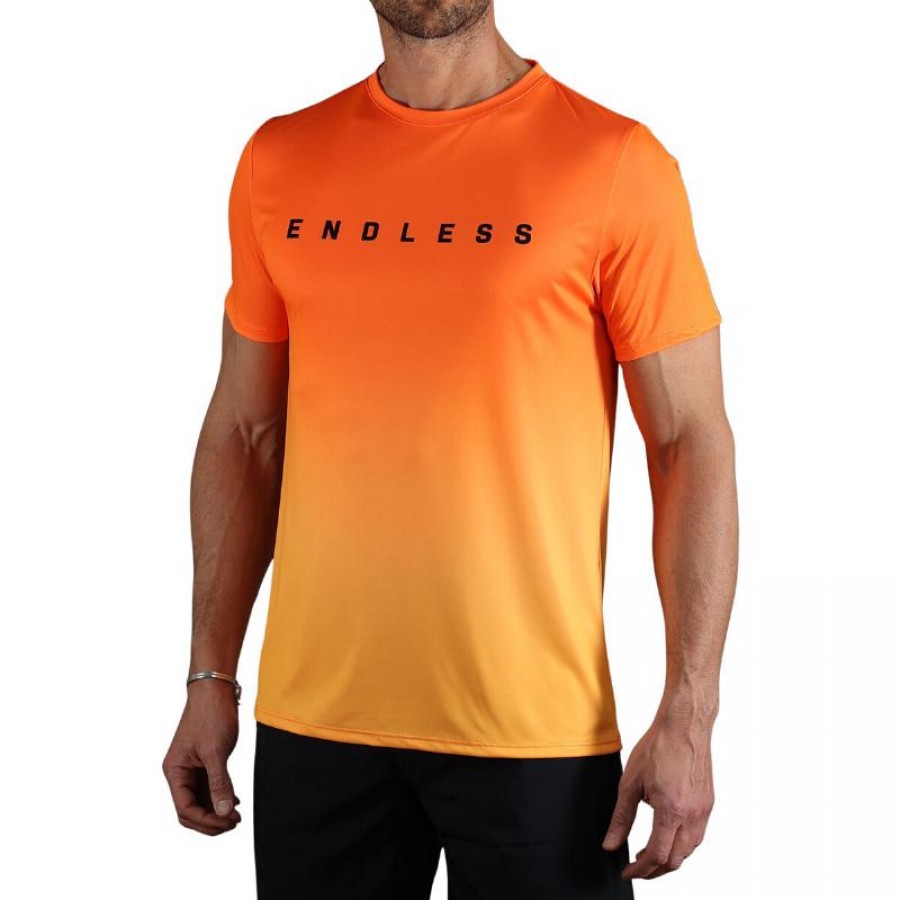 Camiseta Endless Ace Degrade Naranja