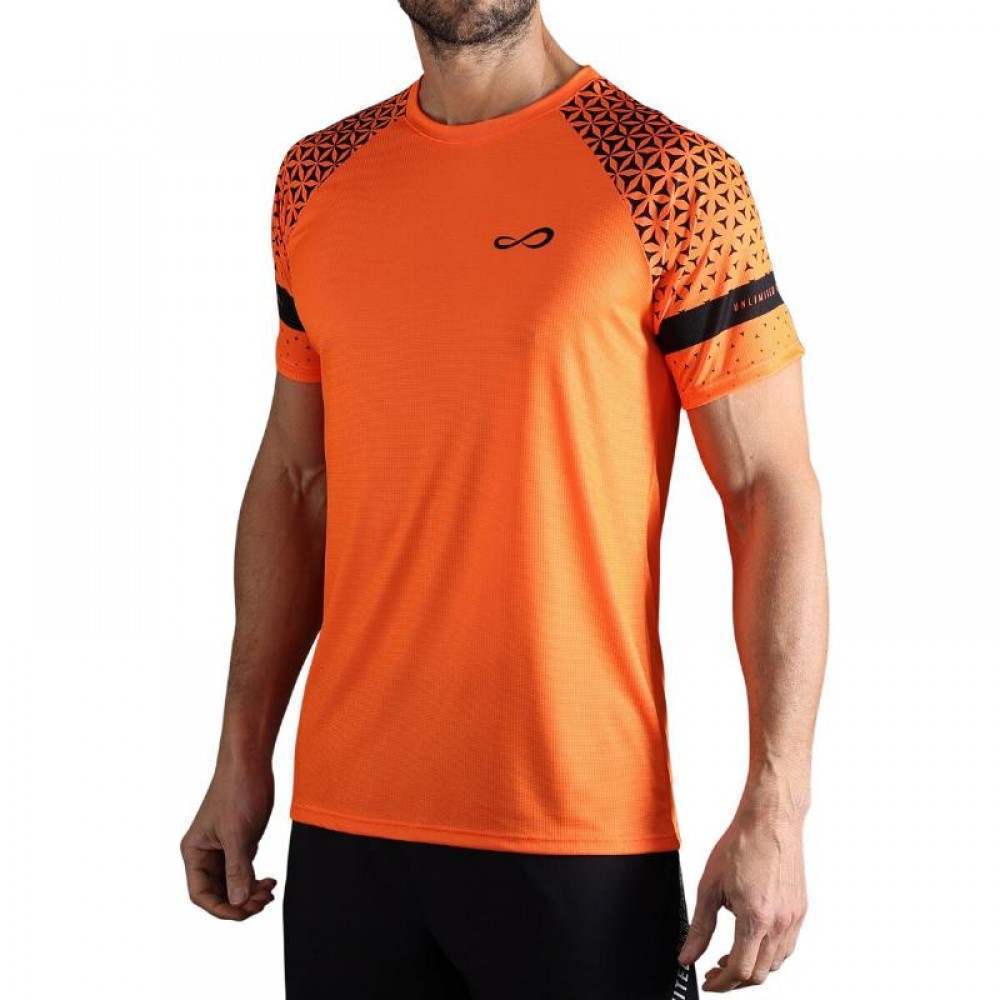 Camiseta Endless Feisty Geo Naranja