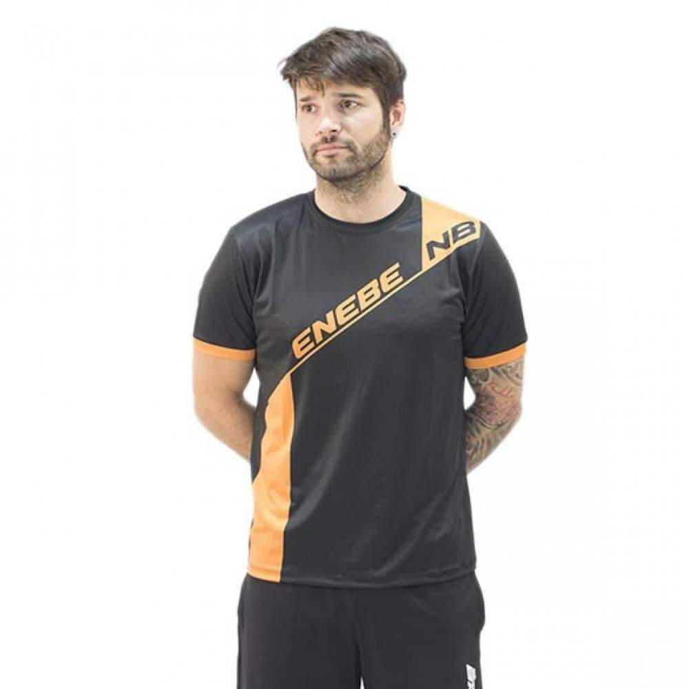 Camiseta Enebe Ultra Pro Negro Naranja - Barata Oferta Outlet