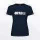 Camiseta Head Padel Font Azul Oscuro Mujer - Barata Oferta Outlet