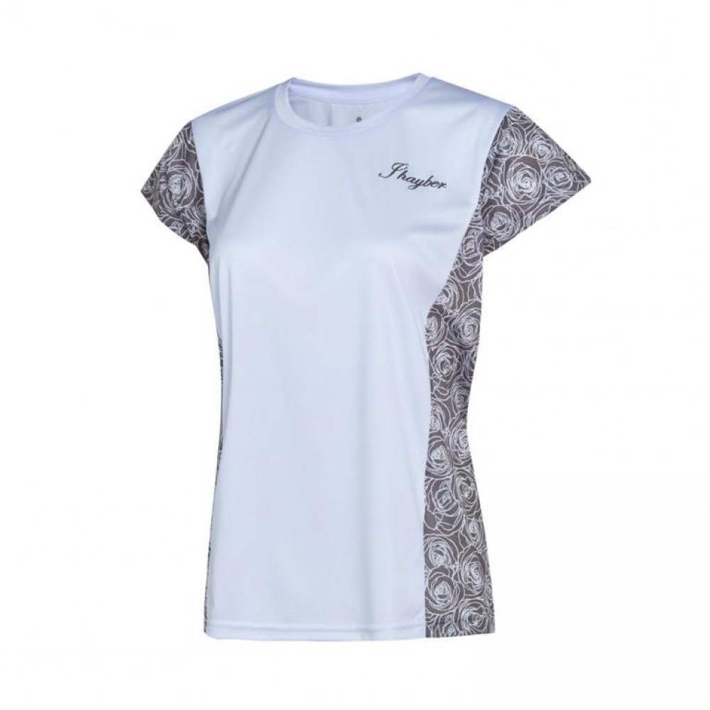 Camiseta JHayber Basic Rose Blanco Gris Mujer - Barata Oferta Outlet