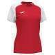 Joma Academy IV Rouge Blanc T-shirt Femme