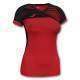 Camiseta Joma Supernova II Rojo Negro Mujer - Barata Oferta Outlet