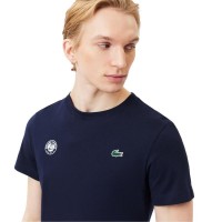 Camiseta Lacoste Roland Garros Azul Marino