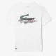 Camiseta Lacoste Sport Algodon Ecologico Blanco - Barata Oferta Outlet