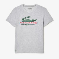 Camiseta Lacoste Sport Algodon Ecologico Gris