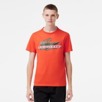 T-shirt Lacoste Sport Algodon Ecologico Orange