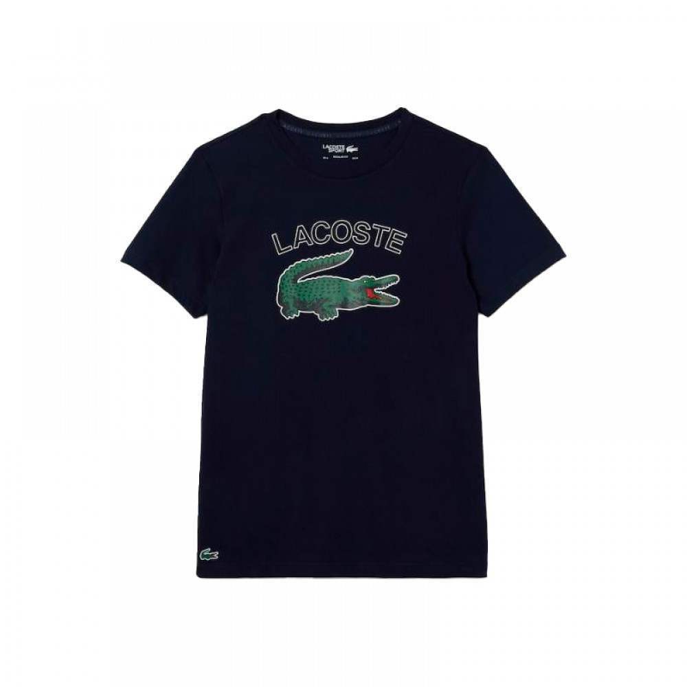 T-Shirt Azul Lacoste Sport Navy