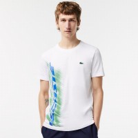 T-shirt Lacoste Sport Brand Contrast White