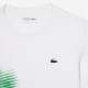 T-Shirt Lacoste Sport Brand Contrast Weiß