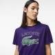 Camiseta Lacoste Sport Morado - Barata Oferta Outlet