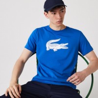 Camiseta Lacoste Sport Transpirable Azul