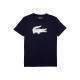 T-shirt Lacoste Sport traspirante blu navy