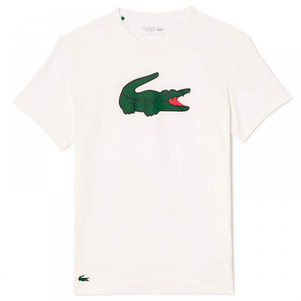 Lacoste Ultra Dry Weißes T-Shirt