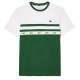 Camiseta Lacoste Ultra Dry Verde Blanco