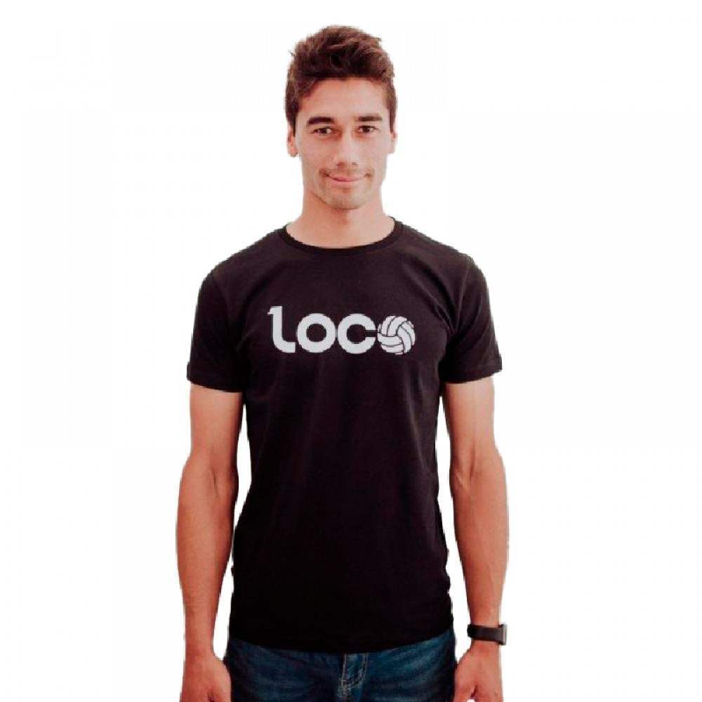 Camiseta Loco Esencia Negro Blanco - Barata Oferta Outlet