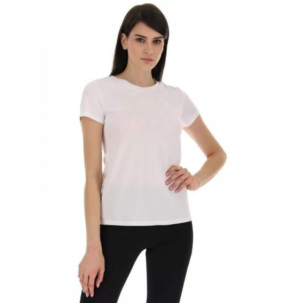 Camiseta Lotto MSP II Blanco Mujer - Barata Oferta Outlet