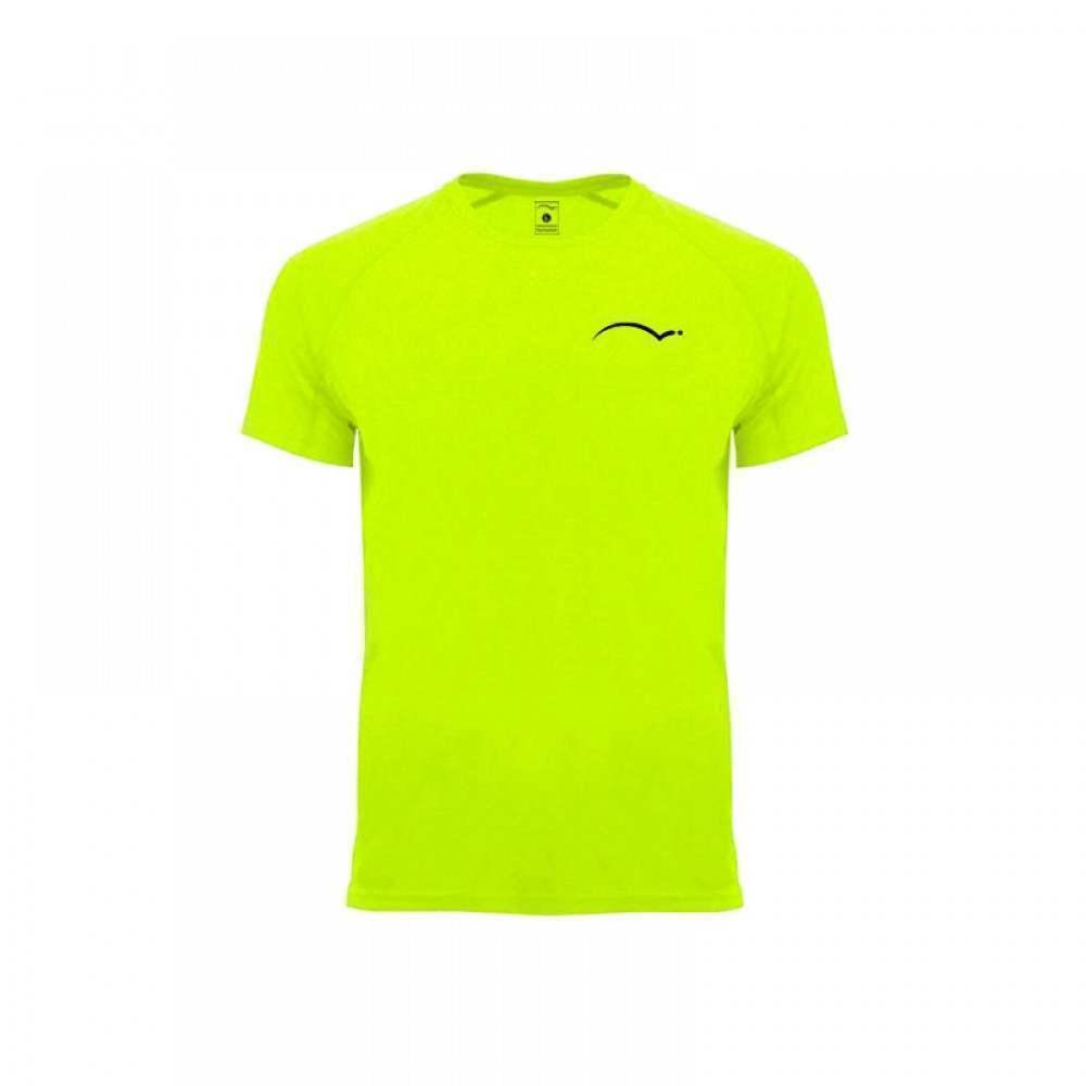 Camiseta Padelpoint Tournament Amarillo Fluor