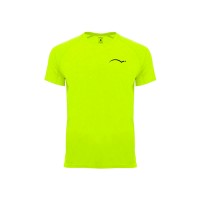 Camiseta Padelpoint Tournament Amarillo Fluor