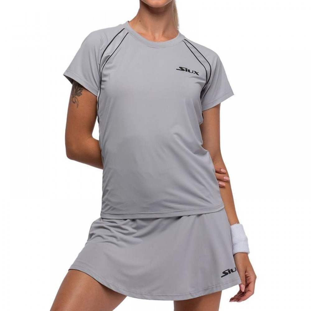 Camiseta Siux Match 24 Gris Mujer