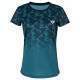 Camiseta Tecnifibre X-Loop Azul Teal Mujer