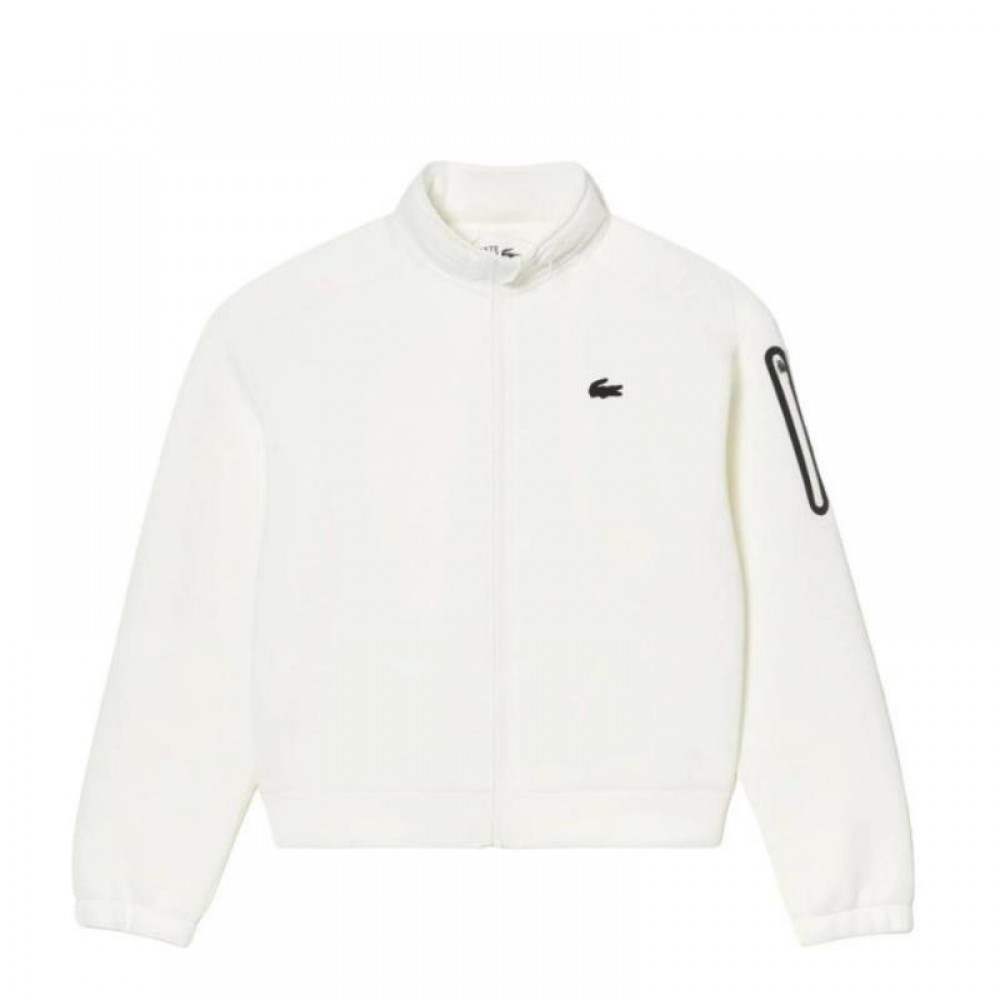 Chaqueta Lacoste Sport Loose Fit Blanco Mujer