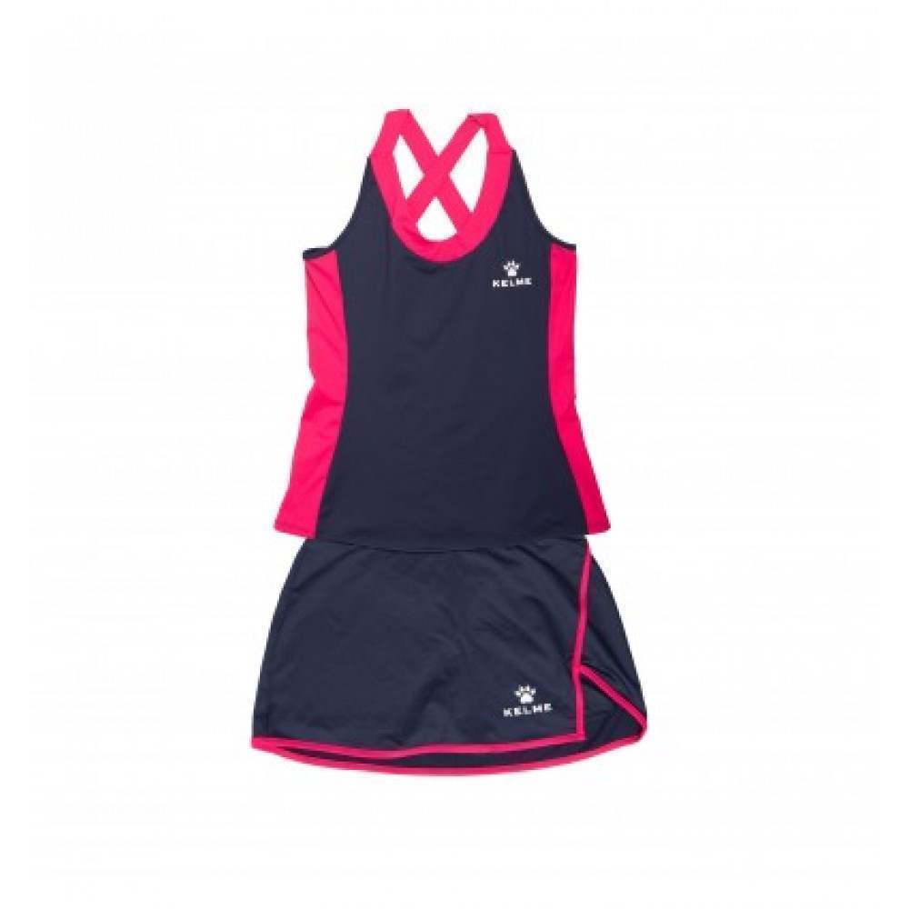 Conjunto Kelme Camiseta y Falda Marino - Barata Oferta Outlet