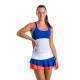 Falda BB Fosil Blanco Azul - Barata Oferta Outlet