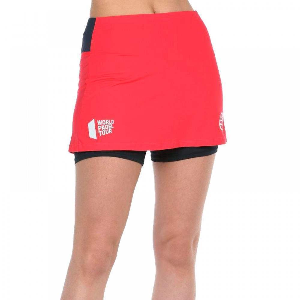 Falda Bullpadel WPT Resoba Carmesi Fluor - Barata Oferta Outlet