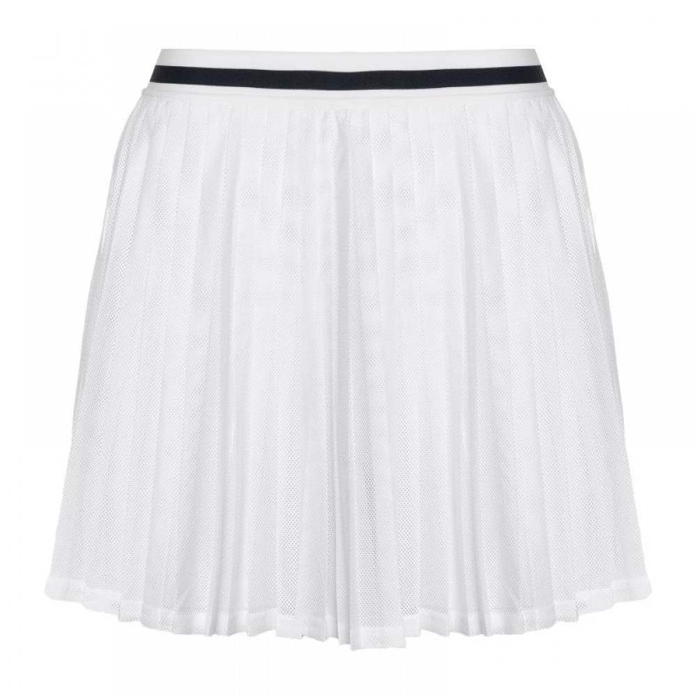 Falda Wilson Team Pleated Blanco