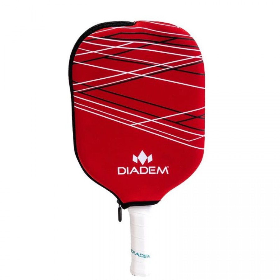 Pickleball Headband Cover Line Red