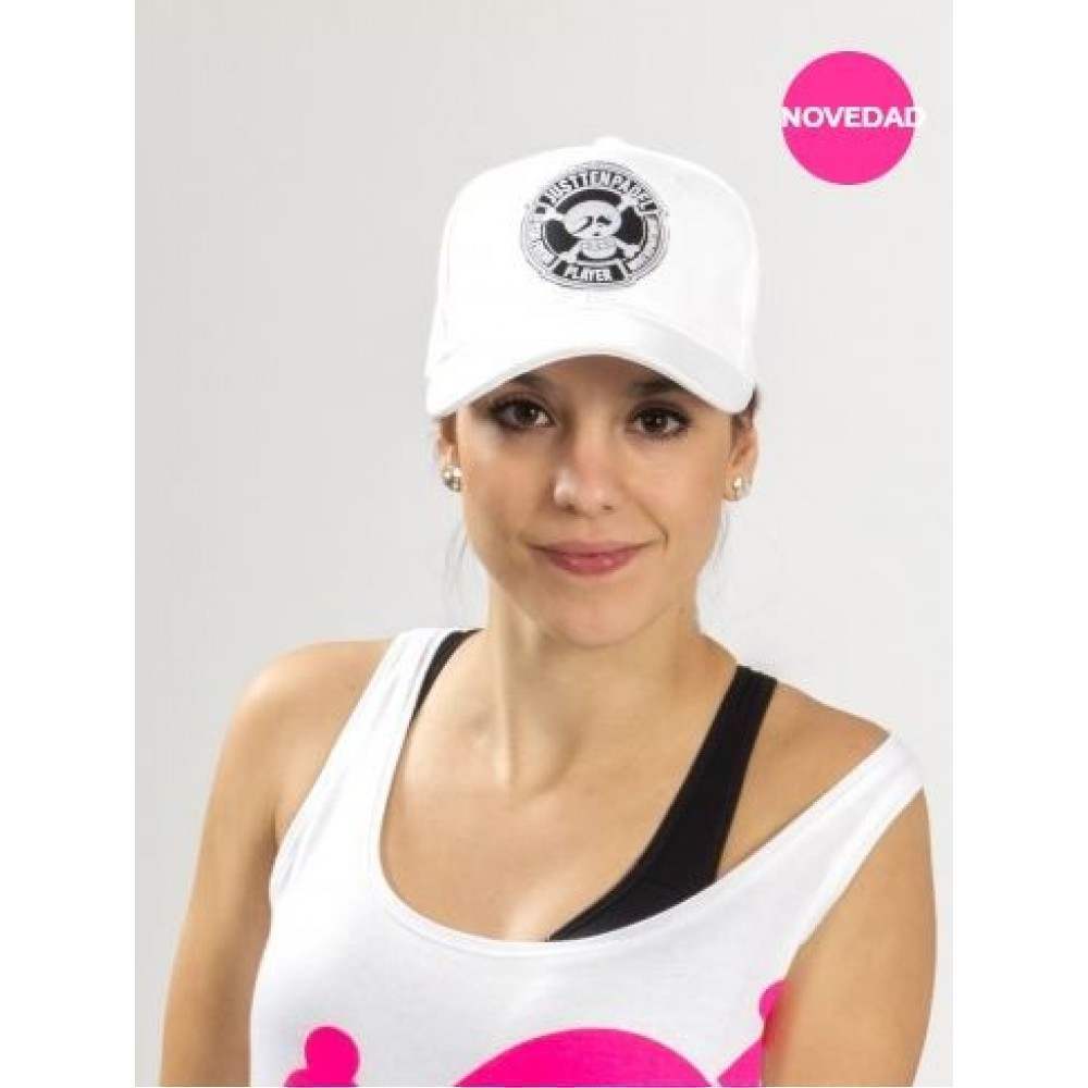 Gorra Just Ten New Blanco Negro - Barata Oferta Outlet