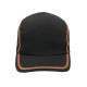 Gorra Lacoste Color Block Negro