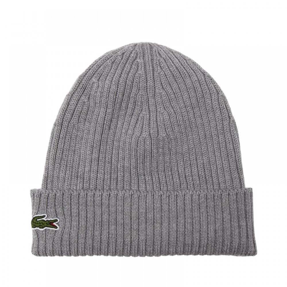 Gorro Lacoste Lana Gris Vigore