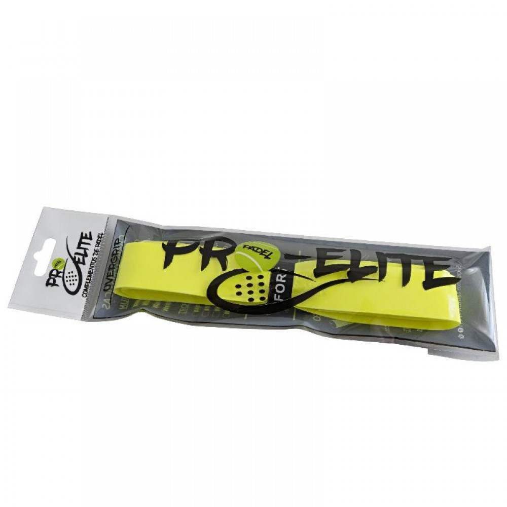 Grip Pro Elite Confort Eva Liso Amarillo Fluor 1 Unidad