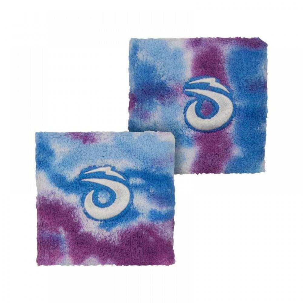 Munequeras Lok Tyedye Azul 2 Unidades