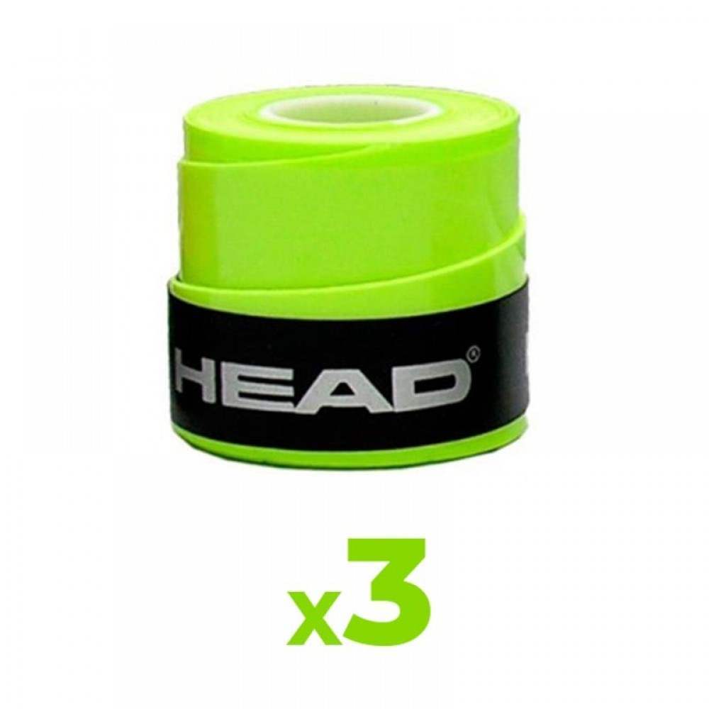 Overgrip Head Xtreme Soft Amarillo 3 Unidades - Barata Oferta Outlet