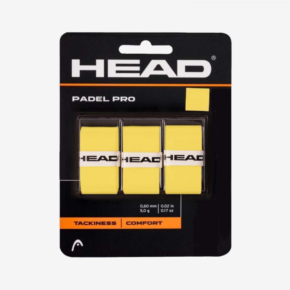 Overgrips Head Padel Pro Amarillo 3 Unidades - Barata Oferta Outlet