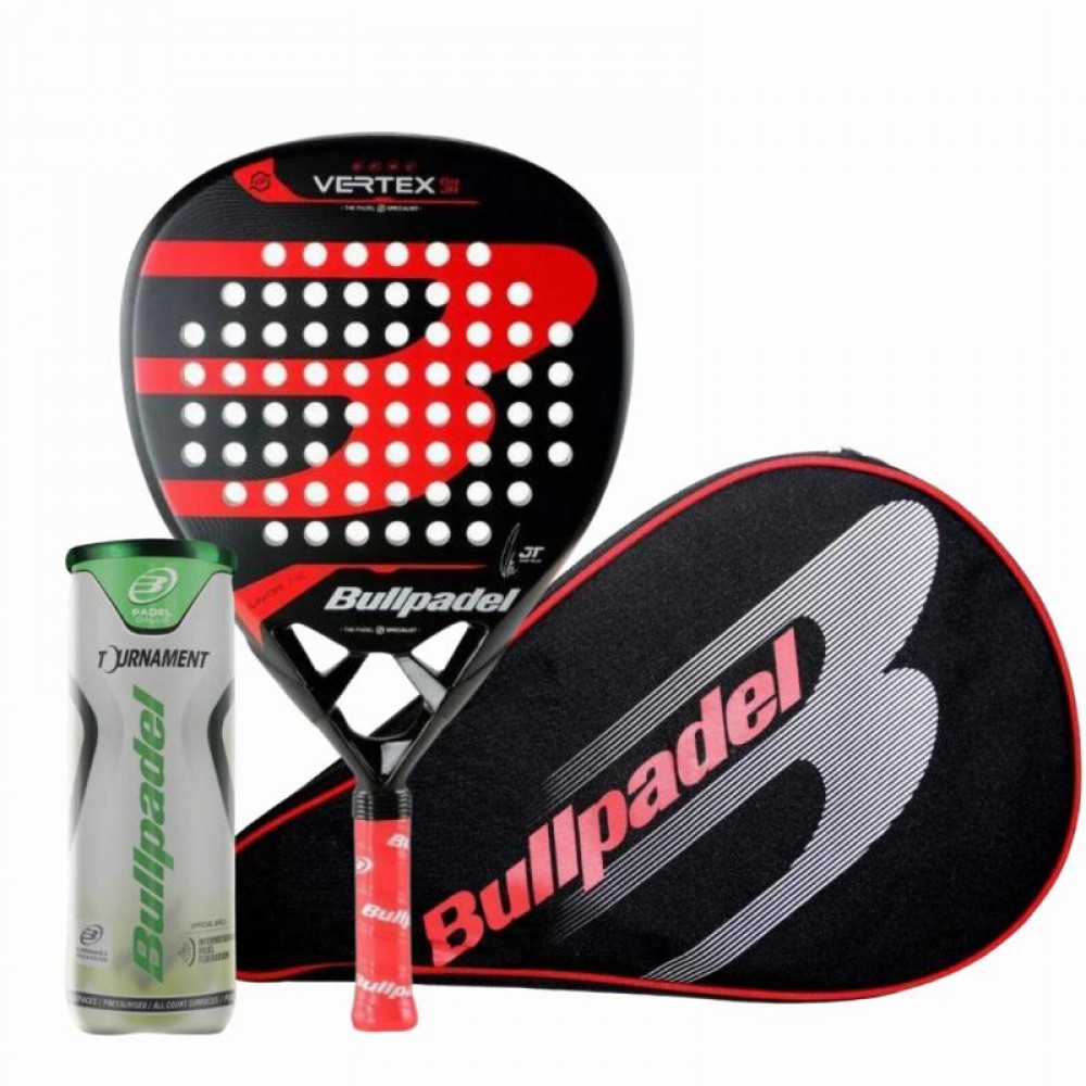 Pack Bullpadel Tello Vertex 04 Junior 2024 Racchetta con Custodia e Palline