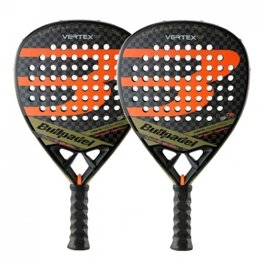 Pack Raquette Bullpadel Tello Chingotto Vertex 03 X2