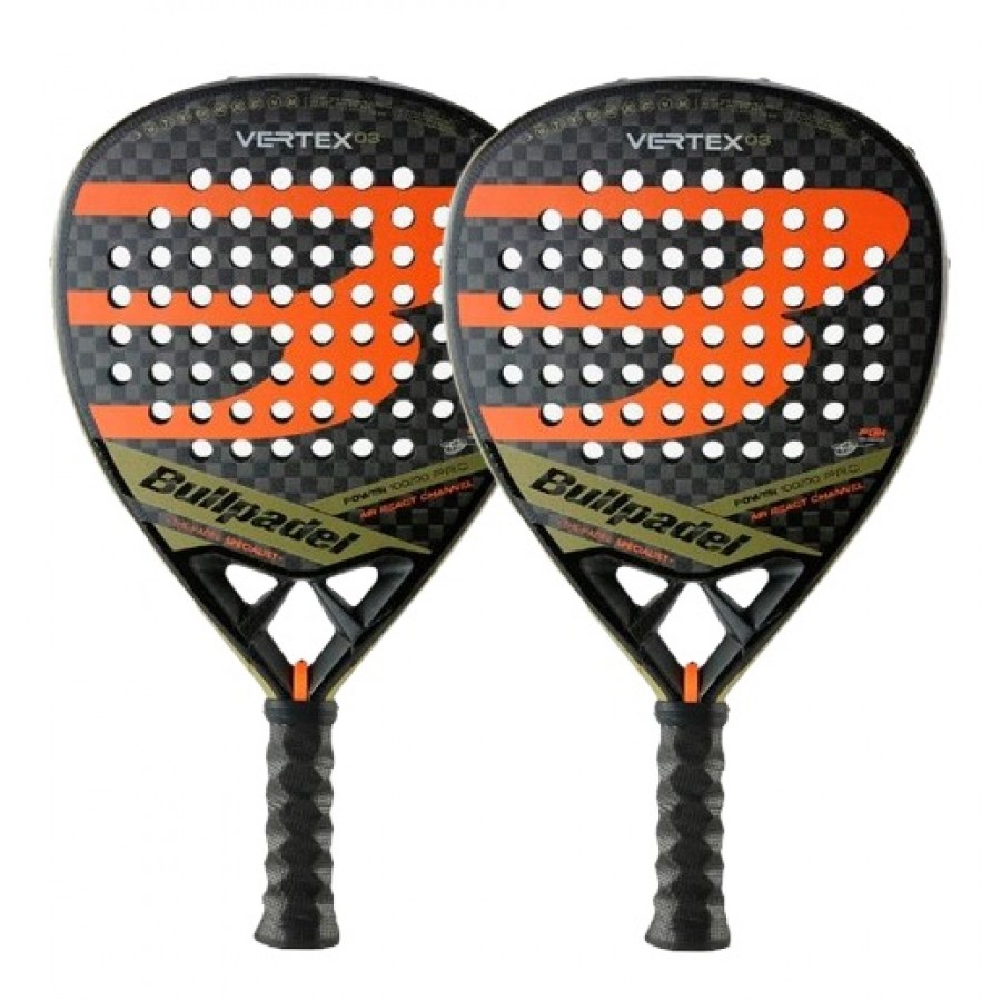 Pack Raquette Bullpadel Tello Chingotto Vertex 03 X2